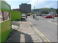 Looking southwest towards St James Street carpark