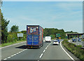 The A43 northbound at the A303 junction