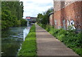 Towpath along the Grand Union Canal