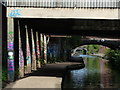 Building over the canal and towpath