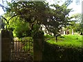 Gate to Crinow Church - now closed