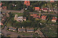 Walesby church: aerial 2015