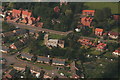 Walesby church: aerial 2015