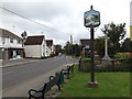 TQ7195 : Downham Road & Ramsden Heath Village sign by Geographer