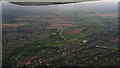 River Witham through Bracebridge: aerial 2015