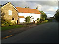 Houses in the evening sun