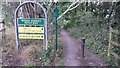 Entrance to Outwood Trail from Wood Street