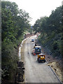 Combe Valley Way construction