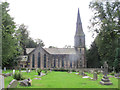 SE3337 : Former St John's church, Roundhay and north churchyard by Stephen Craven