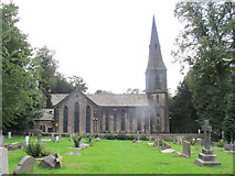 SE3337 : Former St John's church, Roundhay and north churchyard by Stephen Craven