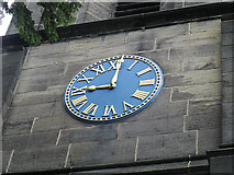 SE3337 : Former St John's church, Roundhay- clock dial by Stephen Craven