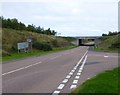 A92 crosses minor local road