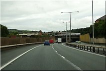 SH8479 : The North Wales Expressway in Colwyn Bay by Steve Daniels