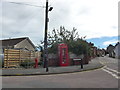 Phone box at the junction of Nettlecombe Lane with the High Street