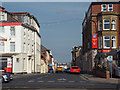 A view east along Rawcliffe Street from the Promenade, Blackpool