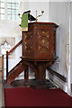 TL6153 : St Mary, Weston Colville - Pulpit by John Salmon