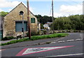 Red-edged triangle on Brimscombe Hill, Brimscombe