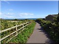 Part of NCN2 between Dawlish and Dawlish Warren