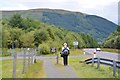 Cyclepath and A84 near Edinchip