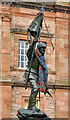 The Fletcher Statue in Selkirk