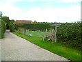 Junction of footpath and bridleway at Brownhill