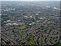 Knightswood and Glasgow from the air