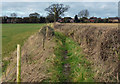 Footpath to Forest House Lane in Leicester Forest East