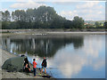 Fishing at Startops Reservoir