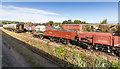 Wagons and carriages at Winchcombe