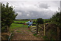 North Devon : Grassy Field & Gate