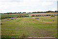 Baling the grass on Meadow View Farm