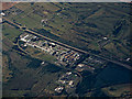 Irvine pulp & paper mill from the air