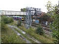 Railway footbridge, near Marsh Lane, Leeds