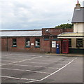 SZ5984 : Red phone box outside Sandown railway station by Jaggery