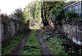 End of a path to a railway gate, Newbridge