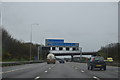 Gantry and Annesley Lane Bridge, M1