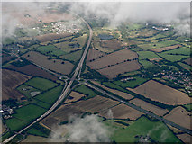 TL7302 : The A12 at Howe Green from the air by Thomas Nugent