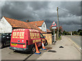 Van in Car Park, The Four Ashes, Takeley, Essex