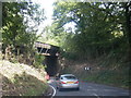 A4109 Neath Road passes under railway bridge
