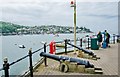 Fowey Town Quay with views across to Polruan