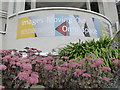 Flower bed at the entrance to Tate St Ives