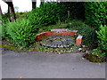 Remains of a Golden Jubilee memorial in Middle Coedcae, Blaenavon