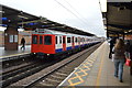 District line train at West Ham