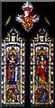 Holy Trinity, Hildersham - Stained glass window