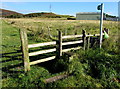 Stile to a public footpath, Varteg