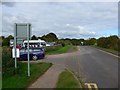 NU2324 : Car park entrance at Low Newton-by-the-Sea by Gordon Brown