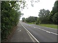 NU2505 : Footpath alongside the A1068 by Graham Robson