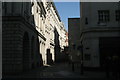 View up Ironmonger Lane from Cheapside