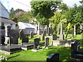 Graveyard of the old Congregational Chapel, Cliff Road, Laugharne