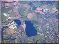 Frankley and Bartley Reservoirs from the air